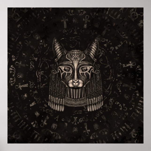 Póster La mejor diosa egipcia - Sepia (Frente)