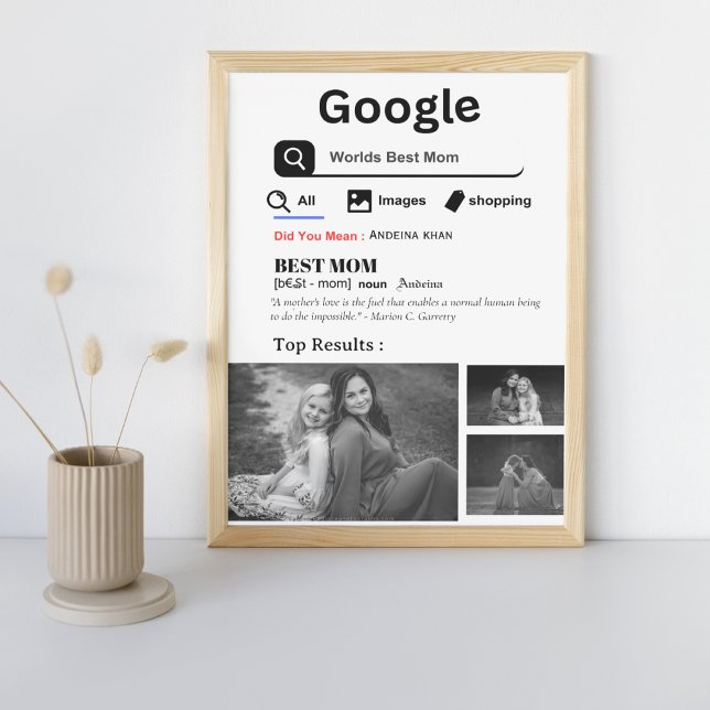 Póster La mejor foto personalizada de mamá Retro en el mu (Subido por el creador)