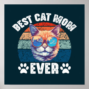 Póster La mejor madre del gato que alguna vez fue amante 