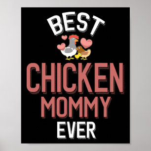 Póster La mejor mamá de pollos de todos los tiempos _1