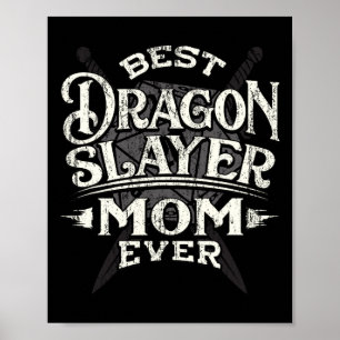 Póster La Mejor Mamá Divertida Día de la Madre Rpg Gamer
