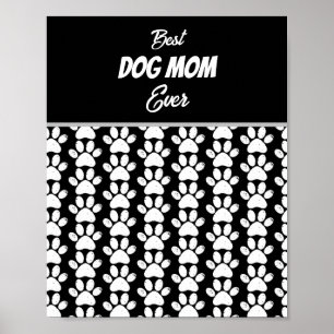 PÓSTER LA MEJOR MAMÁ PERRO DE TODAS