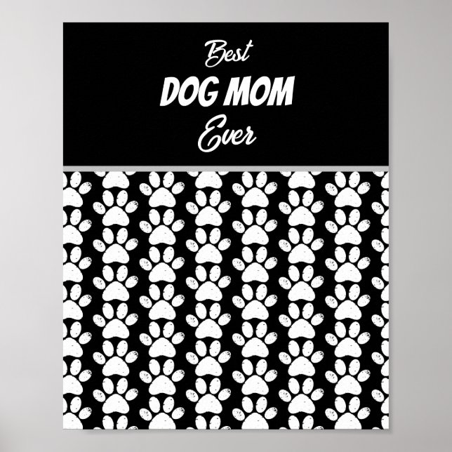 PÓSTER LA MEJOR MAMÁ PERRO DE TODAS (Frente)