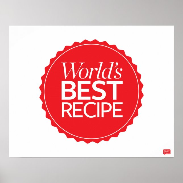Póster La mejor receta del mundo (Frente)