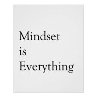 La mentalidad es todo lo motivador inspirador