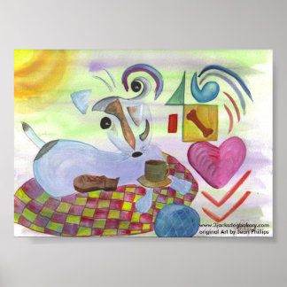 Póster La mente de un Poster de Jack Russell