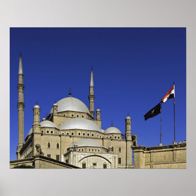Póster La mezquita de Muhammad Ali en la ciudadela, tambi (Frente)