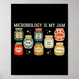 Póster La Microbiología Es Mi Pasión Bacterias Y Biología