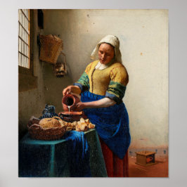 Póster La Milkmaid | Johannes Vermeer |