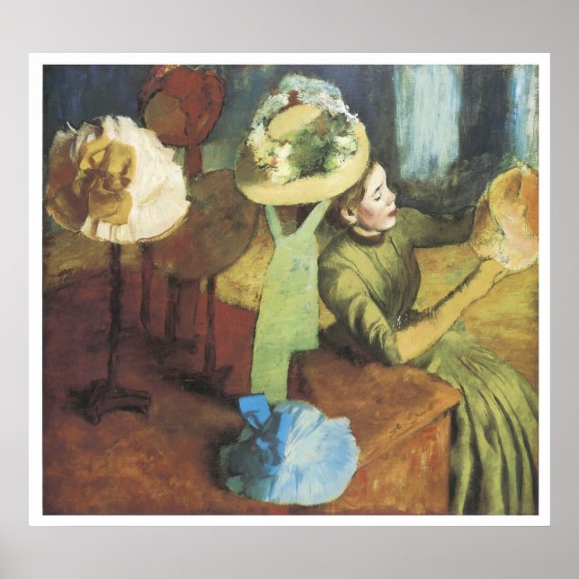 Póster La Millinery Shop, 1882