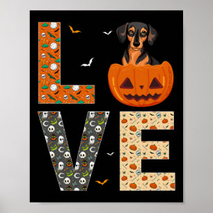 Póster La Ministra Pinscher Dog Amantes a los niños Chica