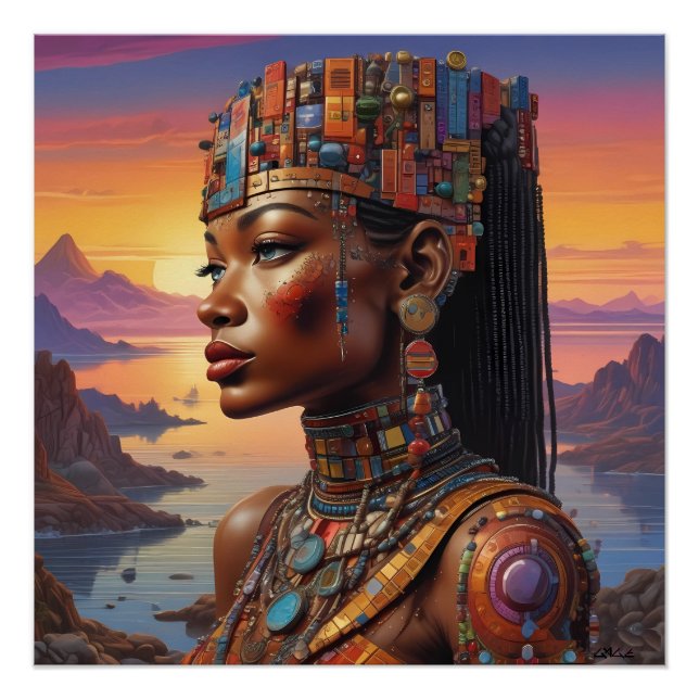 Póster La mirada de Cleopatra (Anverso)
