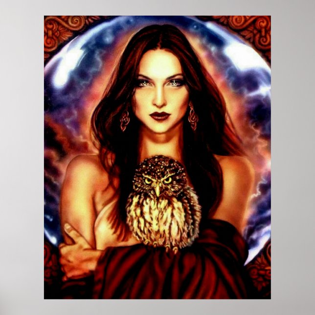 Póster La mirada de Lisa Iris (Frente)