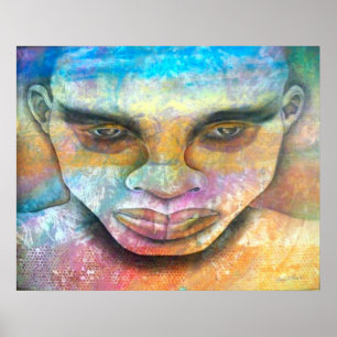 Póster La mirada de un guerrero