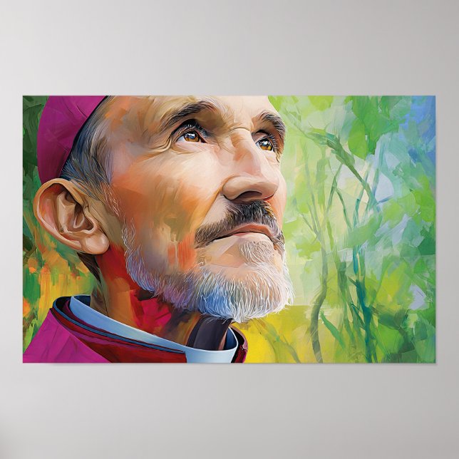 Póster La mirada inquebrantable de Saint Robert Bellarmin (Frente)