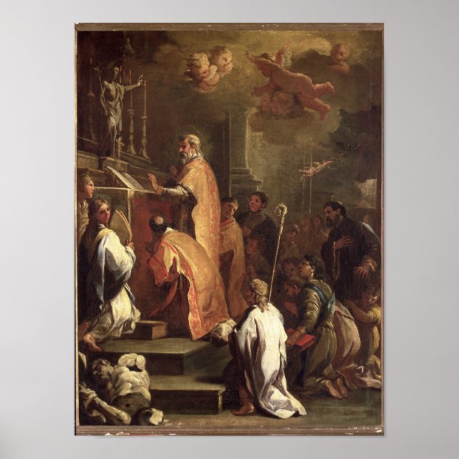Póster La misa de San Gregorio (Frente)