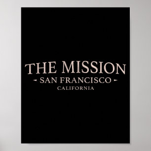 Póster La Misión San Francisco California - Distrito de l
