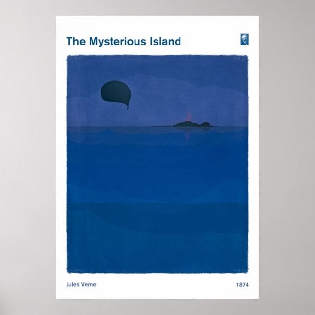 Póster La misteriosa isla Julio Verne (Frente)