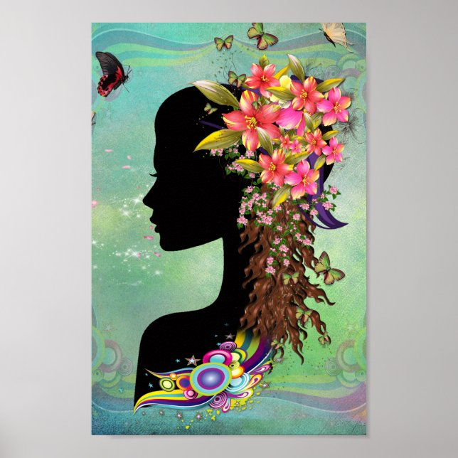 Póster La moda de la fantasía de las damas (Frente)