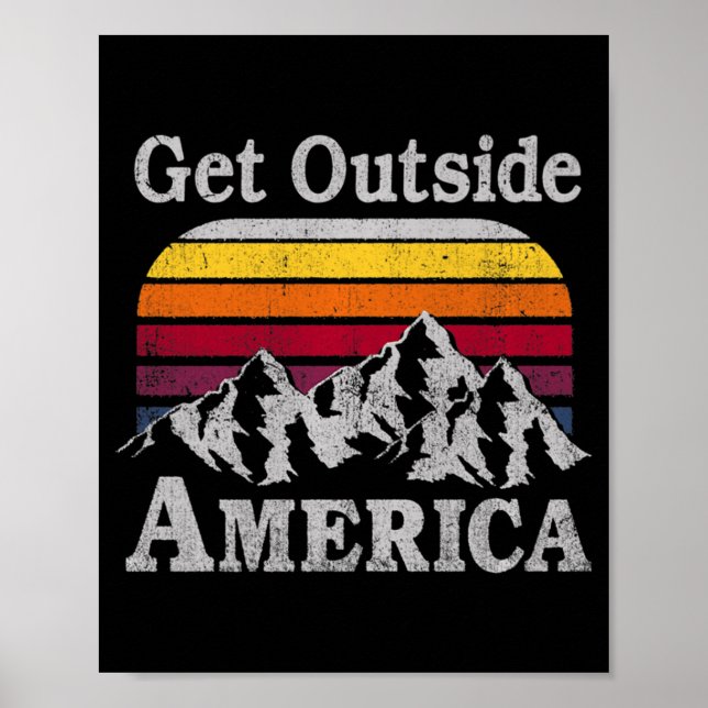 Póster La moda para salir de la montaña en América (Frente)