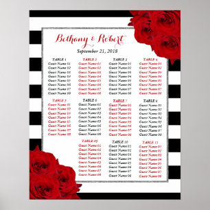 Póster La moderna colección de Bodas de lujo Moda - Roses