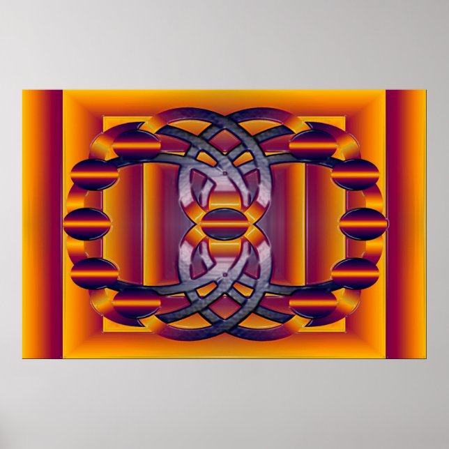 Póster la Molécula brillante (Frente)