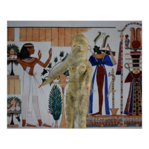 Póster La Momia escapa de Egipto. Halloween
