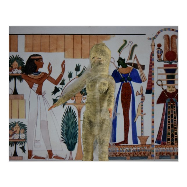 Póster La momia escapa de Egipto. Halloween (Anverso)