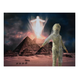 Póster La momia escapa de Egipto. Halloween