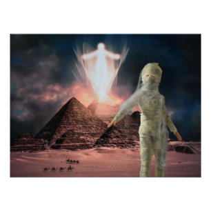 Póster La momia escapa de Egipto. Halloween