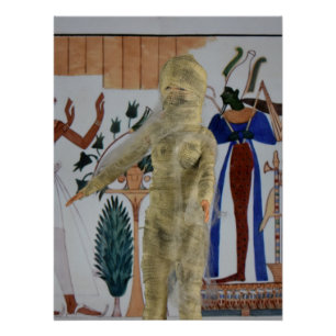 Póster La Momia escapa de Egipto. Halloween