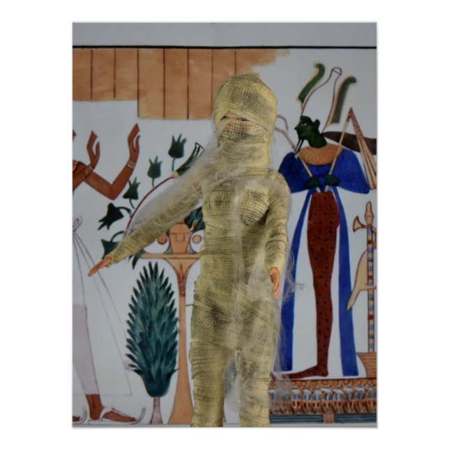 Póster La momia escapa de Egipto. Halloween (Anverso)