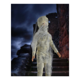 Póster La momia escapa de Egipto. Halloween