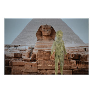 Póster La Momia escapa de Egipto. Halloween