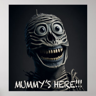 Póster La Momia Está Aquí
