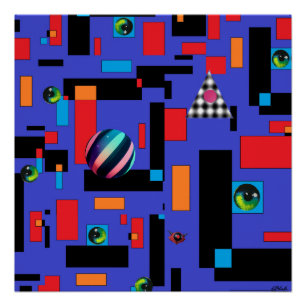 Póster La momia III - El arte abstracto de Ken Gage
