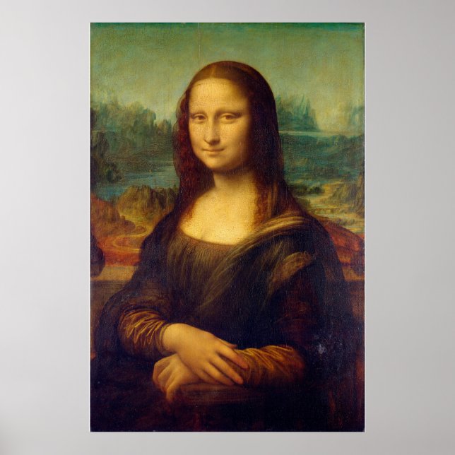 Póster La Mona Lisa de Da Vinci (Frente)