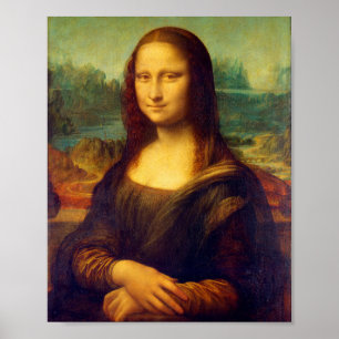 Póster La Mona Lisa de Leonardo Da Vinci