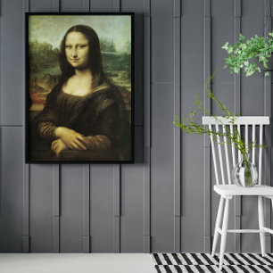 Póster La Mona Lisa de Leonardo da Vinci