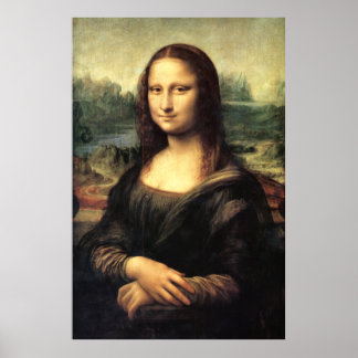 Póster La Mona Lisa Leonardo da Vinci Poster