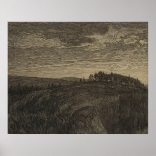 Póster La montaña (1898) Herman Norman