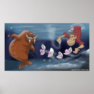 Póster La morsa y el carpintero