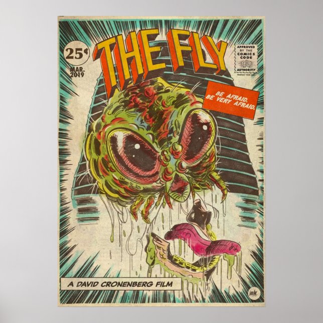 Póster La mosca (Frente)