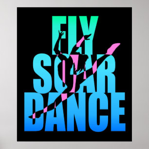 Póster La mosca se eleva danza