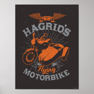 Póster La moto voladora de Hagrid