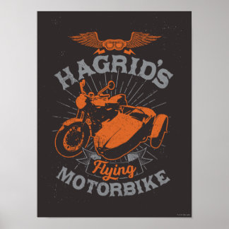 Póster La motocicleta voladora de Hagrid