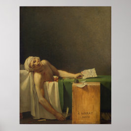 Póster La muerte de David en Marat
