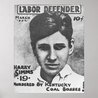 Póster La muerte de Harry Simms