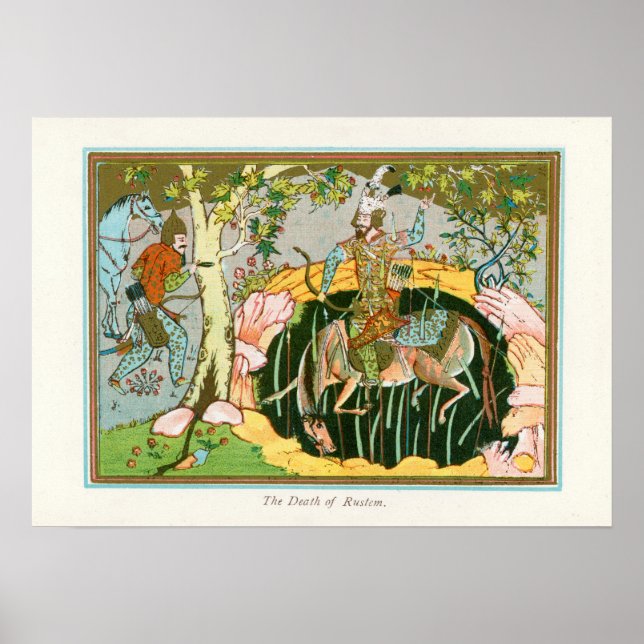 Póster La muerte de Rostam (Frente)