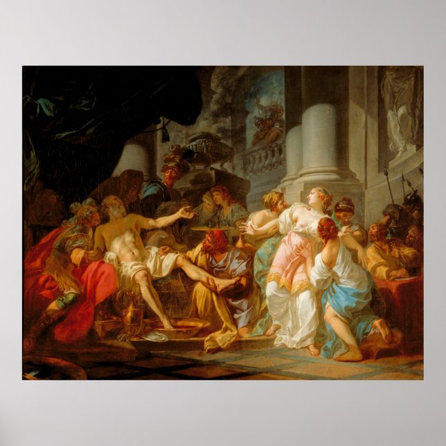 Póster La muerte de Seneca por David (Frente)